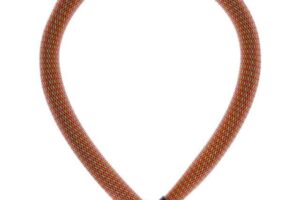 ABUS Cadenas IvyTex orange 85cm