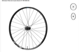 Shimano Paire de roues Deore XT WH-M8100-B 29''