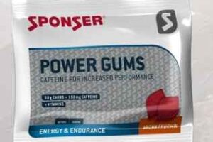 Sponser Gomme Power  (caféine, taurine, vitamines)